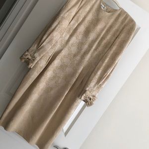 Nipón Boutique silk beige dress